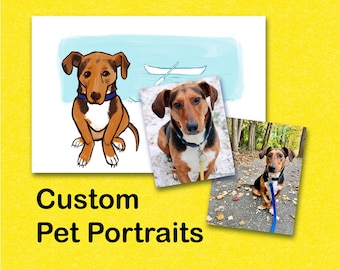 8x10 Custom Digital Pet Portrait