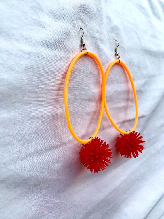 Orange Jelly Bracelet Earrings Etsy