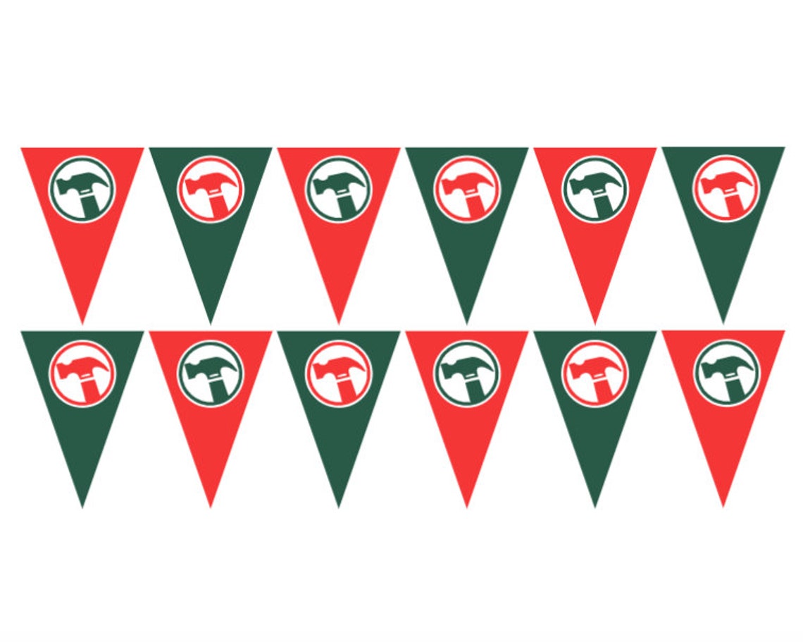 Bunnings Logo Bunting Customisable Birthday Party Sign Banner Etsy