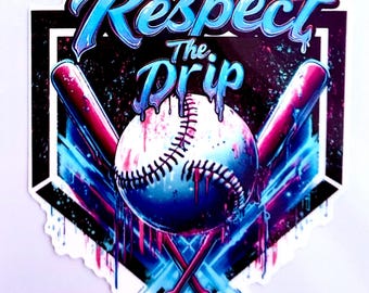Pegatina de béisbol impermeable que respeta el goteo