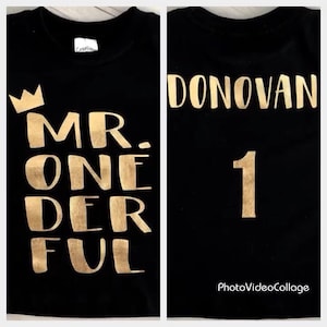 Customizable Mr Onederful Shirt (lots of different color combinations available!), Mr. Onederful shirt, Mr Onederful Birthday Shirt,