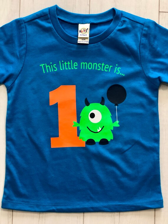 little monster 1st birthday outfit