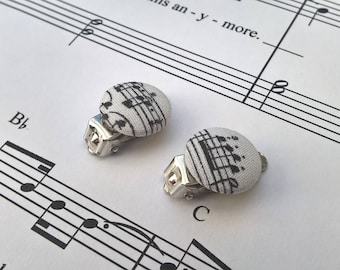 Musical Fabric Earrings