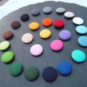 Felt button image 1