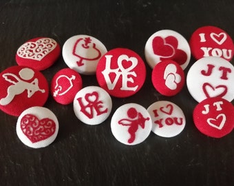 Saint Valentine's Day Button