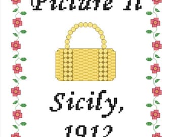 Golden Girls Inspired &#39;Picture It&#39; Cross Stitch PATTERN