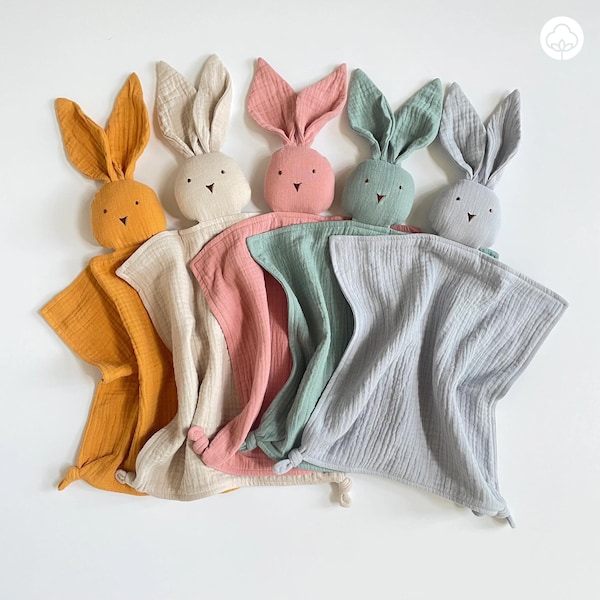 Baby Lovey, Bunny Lovey, GOTS Certified Organic Cotton, Baby Gift Box