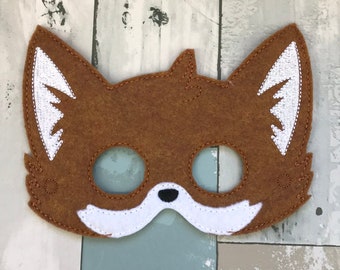 Fox Mask, Child's, Pretend Play, Imagination, Dress Up, Halloween Costume, Toddler, Party