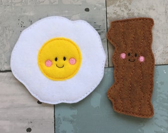 Bacon & Eggs, Fried Eggs Play Food, Bacon, Pretend, Play Kitchen, Play House, Play Time, Imagination, Tea Time