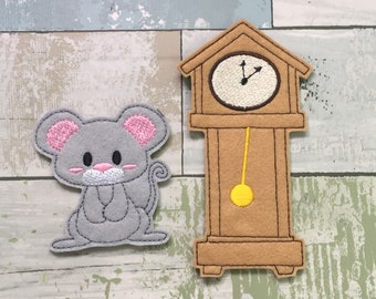Hickory Dickory Dock Finger Puppets: Nursery Rhyme Pretend Play