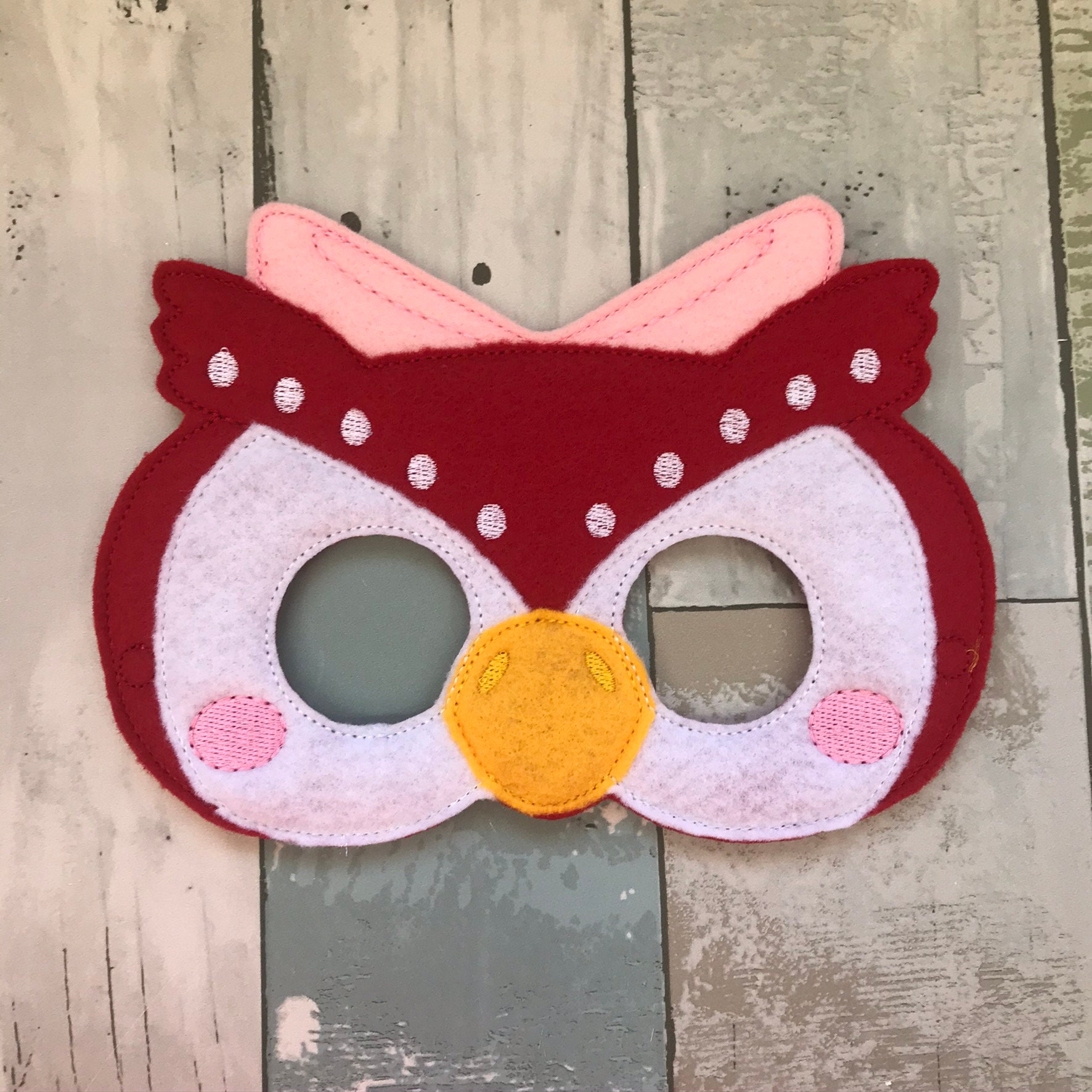 Island Dwellers Felt Mask Child's Mask Pretend Play Etsy