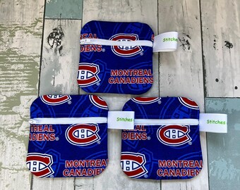 Cotton Zipper Pouch, Small Coin Wallet, 4.5x4.5 Inch