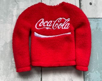Fizzy Drink Elf Doll Fleece Sweater, Christmas Costume Clothes