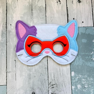 Cats Felt Animal Masks, Dress Up, Pretend Play Costume Buddy