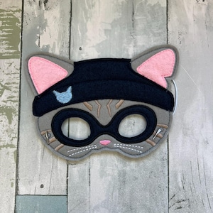 Cats Felt Animal Masks, Dress Up, Pretend Play Costume Cat Burglar