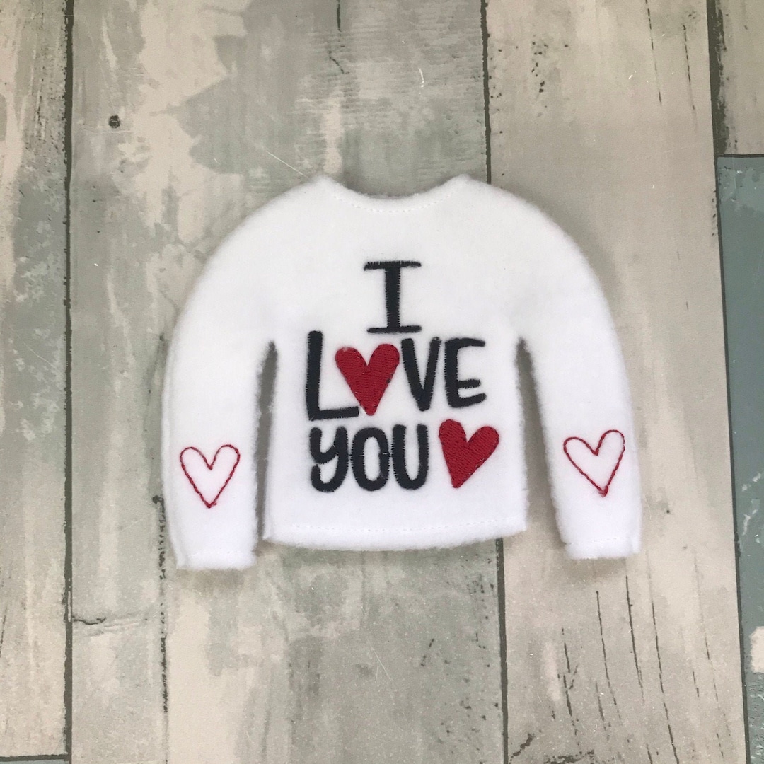 I Love You Elf Costume Elf Clothes Elf Dress Up Christmas Etsy