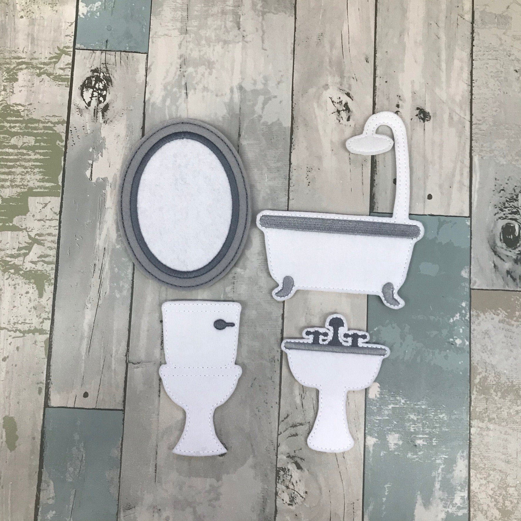 Bathroom Accessories for Unpaper Dolls Paper Doll Outfit Etsy