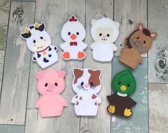 Animal Finger Puppets, Pretend Play, Imagination, Easter Basket, Road Trip, Kids, Quiet Time, Fun, Cartoon,