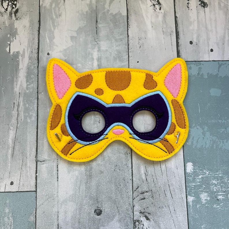 Cats Felt Animal Masks, Dress Up, Pretend Play Costume Sparks