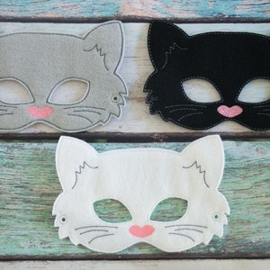 Kitty Mask, Child's Mask, Pretend Play, Imagination, Dress Up, Halloween Costume, Photo Booth Prop, Cosplay, Toddler, Party