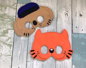 Felt Animal Mask, Pretend Play Costume