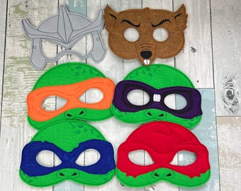 Sewer Dwellers Mask, Pretend Play, Imagination, Dress Up, Halloween Costume, Easter Basket,