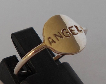 Handgemachter Ring aus 925-Silber