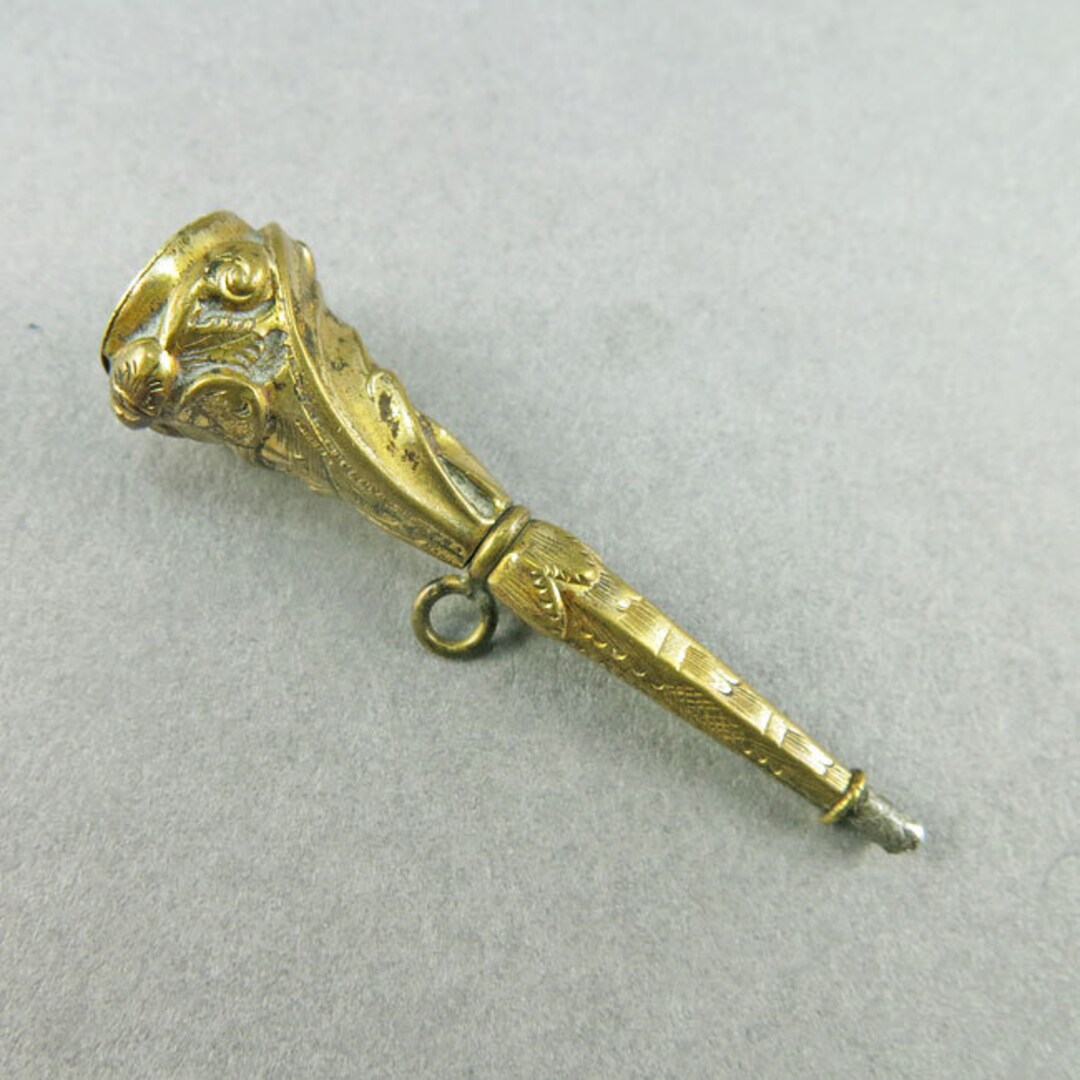 Antique Pocket Watch Key Winder Watch Chain Fob Pendant Etsy