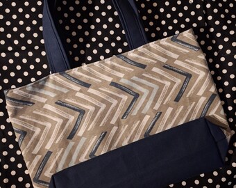 Blue & Grey Tote