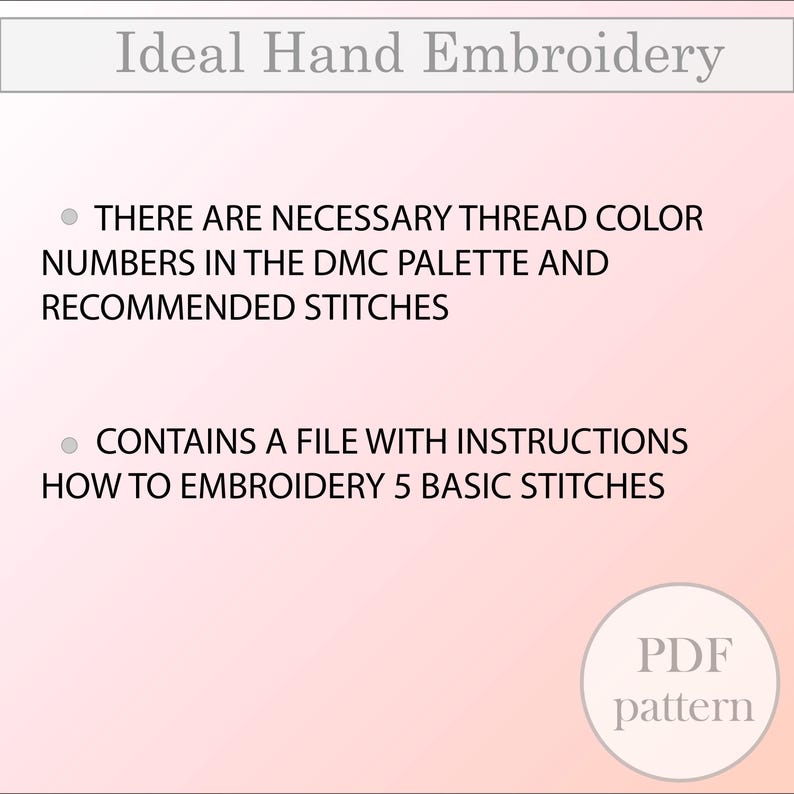 Personalized Name Embroidery Pattern – Wildflower PDF Design for 3-8 ...