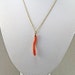 Vintage Natural Coral Pendant With 9k Solid Gold Fittings Mediterranean Coral Vintage Jewelry
