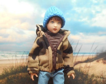 Camouflage Fleece Jacket set to fit  14 inch  Phoenix Chrysalis Kish doll