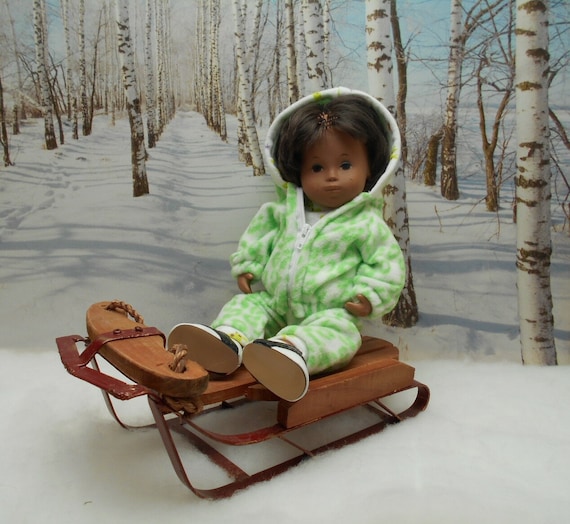 Green Fleece Jacket Set to Fit Baby Sasha Doll. Etsy