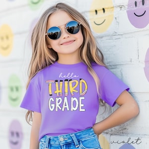 third grade shirt,back to school shirt,3rd grade shirt,third grade shirt for kids,first day of school girls, comfort colors third grade