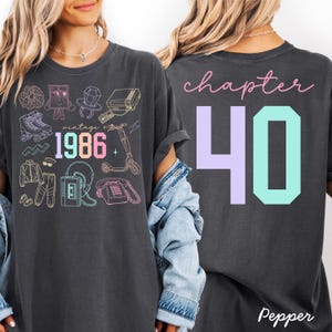 Forty birthday shirt,40th birthday shirt,birthday shirt for 40th,40th birthday gift,happy 40th birthday shirt,1986 shirt,forty bday shirt
