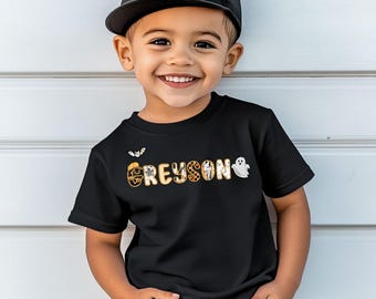 Boys halloween shirt,custom boys halloween shirt,Custom boys Name Halloween T-Shirt,Personalized boys Halloween Shirt,boys Halloween tshirt