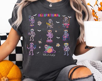 Halloween Occupational therapy shirt,Occupational Therapy halloween shirt,comfort colors Occupational therapy shirt,Occupational Therapist