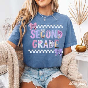 Second grade comfort colors shirt,2nd grade comfort colors shirt,second grade teacher shirt,second grade team shirt,second grade level shirt