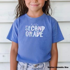 Zweite Klasse Shirt,2.Klasse Shirt,2.Klasse Shirt für Kinder,2.Klasse Mädchen Shirt,erster Schultag Mädchen Shirt