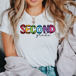 Second grade teacher,second grade teacher shirt,back to school teacher shirt,2nd grade teacher shirt,shirt for second grade teacher