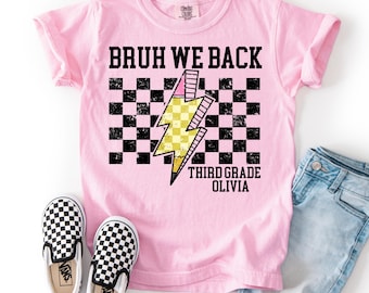 third grade custom name shirt,back to school shirt,3rd grade shirt,third grade shirt for kids,first day of school girls,3rd grade shirt girl