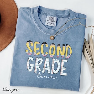 Second grade comfort colors shirt,2nd grade comfort colors shirt,second grade teacher shirt,back to school teacher shirt,back to school