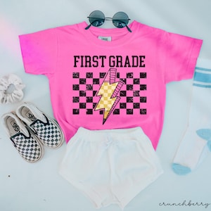 first grade shirt,back to school shirt,1st grade shirt, first grade shirt for kids,first day of school girls, comfort colors first grade