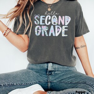 Second grade comfort colors shirt,2nd grade comfort colors shirt,second grade teacher shirt,back to school teacher shirt,back to school