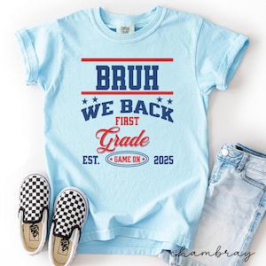 First grade boys shirt,Kids first day of school shirt,boys first day of school shirt,first grade kids comfort colors shirt