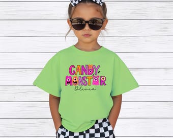 Mädchenhalloween-Hemd, kundenspezifisches Kinderhalloween-Hemd, kundenspezifisches Kindername-Halloween-T-Shirt, personalisiertes Mädchen-Halloween-Hemd, Halloween-Hemd