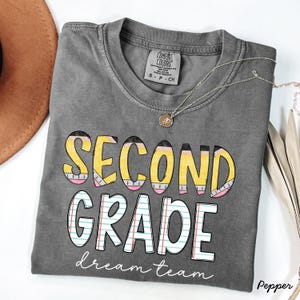 Second grade comfort colors shirt,2nd grade comfort colors shirt,second grade teacher shirt,back to school teacher shirt,back to school