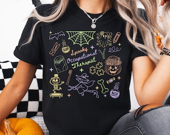 Halloween Occupational therapy shirt,Occupational Therapy halloween shirt,comfort colors Occupational therapy shirt,Occupational Therapist