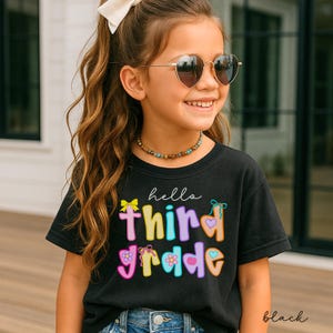 third grade shirt,back to school shirt,3rd grade shirt,third grade shirt for kids,first day of school girls, comfort colors third grade