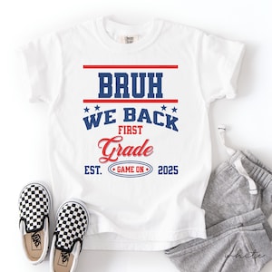First grade boys shirt,Kids first day of school shirt,boys first day of school shirt,first grade kids comfort colors shirt